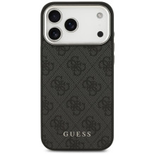 „Guess 4G Classic Logo MagSafe“ dėklas, skirtas „iPhone 17 Pro Max“ – juodas