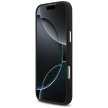 „Guess 4G Classic Logo MagSafe“ dėklas, skirtas „iPhone 17 Pro Max“ – juodas