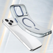 Magnetinis abrazyvinis iPhone 17 Pro dėklas, suderinamas su „MagSafe“ – matinės mėlynos spalvos