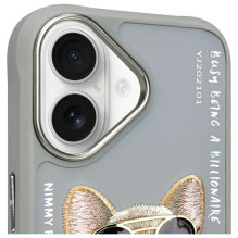 „Nimmy Glasses Cool Dog“ dėklas „iPhone 16“ telefonui – pilkas „Nimmy Glasses Cool Dog“ dėklas „iPhone 16“ telefonui – pilkas