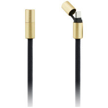 „Guess CBDY 4G Charm“ USB-C / USB-C laidas 150 cm – juodas