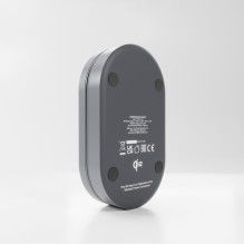 SBS 3-in-1 Foldable Wireless Charging Station QI2 MFI - Made for iPhone - Black