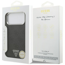 Guess 4G Triangle Logo MagSafe case for iPhone 17 Pro Max - black