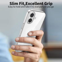 Tech-Protect FlexAir Case for iPhone 17 - Transparent