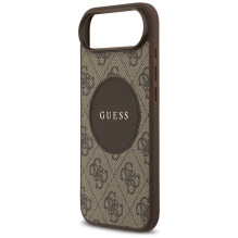 „Guess 4G Circle Classic Logo MagSafe“ dėklas, skirtas „iPhone Air“ – rudas