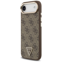 Guess 4G Triangle Logo MagSafe Case for iPhone Air Brown - Gold