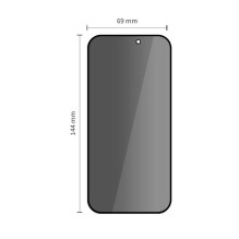 „Tech-Protect Quick Set Spy+“ privatumo stiklų, skirtų „iPhone 14 Pro“, 2 vnt. pakuotėje