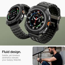 „Spigen Liquid Air“ dėklas, skirtas „Samsung Galaxy Watch 8 Classic“ 46 mm – juodas „Spigen Liquid Air“ dėklas, skirtas „Samsung Galaxy Watch 8 Classic“ 46 mm – juodas