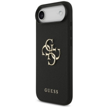 „Guess Grained Big 4G Classic Logo“ dėklas, skirtas „iPhone Air“ – juodas