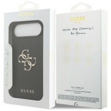 „Guess Grained Big 4G Classic Logo“ dėklas, skirtas „iPhone Air“ – juodas