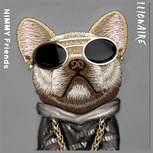 „Nimmy Glasses“ stilingas šuns dėklas, skirtas „iPhone 16 Pro Max“ – pilkas „Nimmy Glasses“ stilingas šuns dėklas, skirtas „iPhone 16 Pro Max“ – pilkas