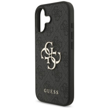 „Guess 4G“ didelio logotipo dėklas, skirtas „iPhone 17“ – juodas