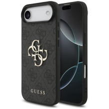 „Guess 4G“ didelio logotipo dėklas, skirtas „iPhone 17 Air“ – juodas