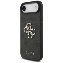 „Guess 4G“ didelio logotipo dėklas, skirtas „iPhone 17 Air“ – juodas