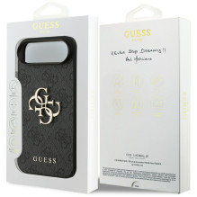 „Guess 4G“ didelio logotipo dėklas, skirtas „iPhone 17 Air“ – juodas