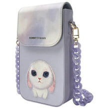 „Nimmy Big Eyed Pet 2.0“ telefono dėklas su triušio formos logotipu – violetinė „Nimmy Big Eyed Pet 2.0“ telefono dėklas su triušio formos logotipu – violetinė