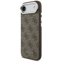 „Guess 4G Classic Logo MagSafe“ dėklas, skirtas „iPhone Air“ – rudas