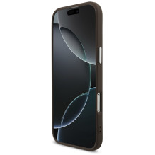 „Guess 4G Classic Logo MagSafe“ dėklas, skirtas „iPhone Air“ – rudas