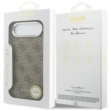 Guess 4G Classic Logo MagSafe Case for iPhone Air - Brown