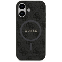 „Guess 4G Ring Classic Logo MagSafe“ dėklas, skirtas „iPhone 17“ – juodas