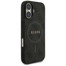 „Guess 4G Ring Classic Logo MagSafe“ dėklas, skirtas „iPhone 17“ – juodas