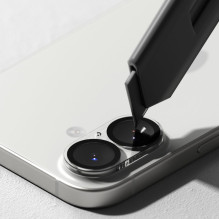 „Ringke“ pilno dydžio kameros dėklai, 2 vnt. pakuotė, skirti „iPhone 17“ – juodi