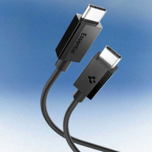 „Spigen EB6010CC“ USB-C 60W laidas 100 cm – juodas