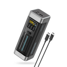 „Cuktech CUK00P23GLBK“ 210 W 25000 mAh nešiojama baterija, 2 x USB-C, 1 x USB-A – juoda