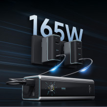 Nešiojamoji baterija „Cuktech CKPB200UGLGR“ 210 W 20000 mAh 2 x USB-C 1 x USB-A - pilka