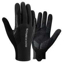 Rockbros cycling gloves spring / summer / autumn, full, size: M - black