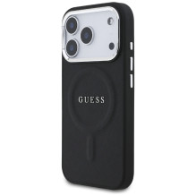 „Guess“ klasikinis „Logo MagSafe“ dėklas, skirtas „iPhone 17 Pro“ – juodas