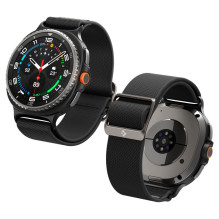 „Spigen Fit Lite“ dirželis, skirtas „Samsung Galaxy Watch 40 / 44 / 46 mm“ – juodas „Spigen Fit Lite“ dirželis, skirtas „Samsung Galaxy Watch 40 / 44 / 46 mm“ – juodas