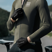 Rockbros cycling gloves spring / summer / autumn, full, size: M - black