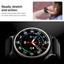 „Spigen Fit Lite“ dirželis, skirtas „Samsung Galaxy Watch 40 / 44 / 46 mm“ – juodas „Spigen Fit Lite“ dirželis, skirtas „Samsung Galaxy Watch 40 / 44 / 46 mm“ – juodas