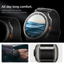 „Spigen Fit Lite“ dirželis, skirtas „Samsung Galaxy Watch 40 / 44 / 46 mm“ – juodas „Spigen Fit Lite“ dirželis, skirtas „Samsung Galaxy Watch 40 / 44 / 46 mm“ – juodas