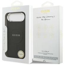 „Guess“ klasikinio logotipo „MagSafe“ dėklas, skirtas „iPhone Air“ – juodas