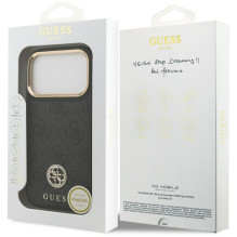 „Guess 4G Strass Logo MagSafe“ dėklas, skirtas „iPhone 17 Pro“ – juodas