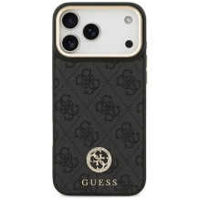 Guess 4G Strass Logo MagSafe Case for iPhone 17 Pro Max - Black