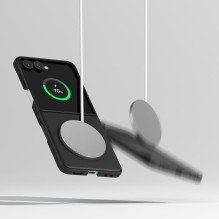 „Ringke Onyx“ magnetinis „MagSafe“ dėklas, skirtas „Samsung Galaxy Z Flip 7“ – juodas