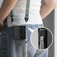 „Ringke Onyx“ magnetinis „MagSafe“ dėklas, skirtas „Samsung Galaxy Z Flip 7“ – juodas