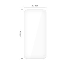 Tech-Protect Easy Set+ 3-pack tempered glass for iPhone 17 - transparent