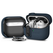 „Tech-Protect“ plonas kabliuko dėklas, skirtas „Samsung Galaxy Buds 3 / 3 FE / 3 Pro“ – tamsiai mėlynas