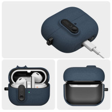 „Tech-Protect“ plonas kabliuko dėklas, skirtas „Samsung Galaxy Buds 3 / 3 FE / 3 Pro“ – tamsiai mėlynas