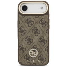 Guess 4G Strass Logo MagSafe Case for iPhone Air - Brown