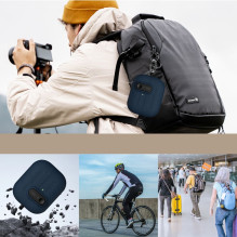 „Tech-Protect“ plonas kabliuko dėklas, skirtas „Samsung Galaxy Buds 3 / 3 FE / 3 Pro“ – tamsiai mėlynas