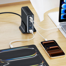 Tech-Protect DC160W-GAN 6-Port 160W Wall Charger - Black