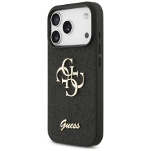 Guess Fixed Glitter Big 4G case for iPhone 17 Pro - black