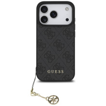 „Guess 4G Charms Collection“ „MagSafe“ dėklas, skirtas „iPhone 17 Pro“ – juodas