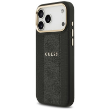 „Guess 4G Stripe MagSafe“ dėklas, skirtas „iPhone 17 Pro Max“ – juodas