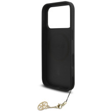 „Guess 4G Charms Collection“ „MagSafe“ dėklas, skirtas „iPhone 17 Pro“ – juodas
